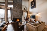 La Tania Luxury Rental Chalet Alta Living Room