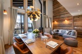 La Tania Luxury Rental Chalet Alte Dining Room