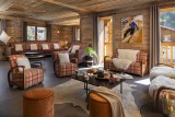 Le Grand Bornand Location Chalet Luxe Leonate Salon