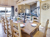Le Grand Bornand Location Chalet Luxe Leubarbe Salle A Manger