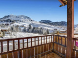 Le Grand Bornand Location Chalet Luxe Leuboria Vue Balcon