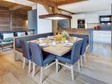 Le Grand Bornand Location Chalet Luxe Leumaron Salle A Manger 