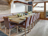 Le Grand Bornand Location Chalet Luxe Leumerin Salle A Manger 