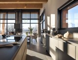 Les Arcs Location Chalet Luxe Arkutine Cuisine Séjour