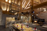 Les Deux Alpes Luxury Rental Chalet Cervantute Dining Room