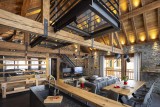 Les Deux Alpes Luxury Rental Chalet Cervantute Living Room