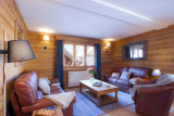 Les Deux Alpes Location Chalet Luxe Landre Salon 1