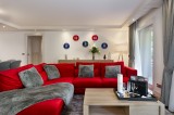 Les Gets Location Appartement Luxe Andoume Salon