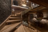 Les Gets Location Chalet Luxe Gedrute Escalier