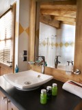 Les Houches Location Appartement Luxe Ivoire Lavabo