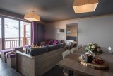 Les Menuires Location Appartement Luxe Calcibe Salon