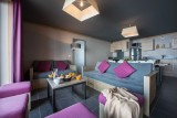 Les Menuires Location Appartement Luxe Calcino Salon 1