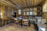 Location Chalet Luxe Megève Chadeu Salle A Manger