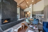 Megève Luxury Rental Appartment Cabrute Living Room 2