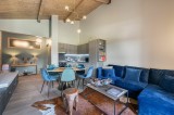 Megève Luxury Rental Appartment Cabrute Living Room