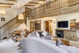 Megève Luxury Rental Appartment Cafersite Living  Area