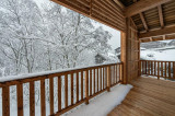 Megève Location Appartement Luxe Lecouda Balcon 