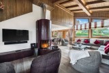 Megève Luxury Rental Chalet Cajolines Living Area 2