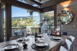 Megève Luxury Rental Chalet Cajonate Dining Room