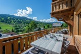 Megève Location Chalet Luxe Cajutu Balcon