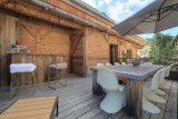 Megève Location Chalet Luxe Diophiris Terrasse 1