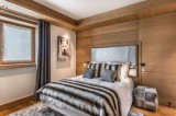Megève Luxury Rental Chalet Miki Blue Bedroom