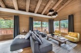 Megève Luxury Rental Chalet Miki Blue Living Area 6