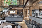 Megève Luxury Rental Chalet Taxozite Living Area