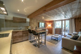 Meribel Location Appartement Luxe Melelot Cuisine Ouverte