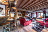 Méribel Location Chalet Luxe Mesulite Salon