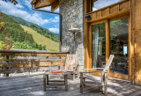 Méribel Location Chalet Luxe Novacolite Terrasse