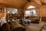 Méribel Luxury Rental Chalet Ulamite Living Room