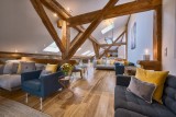 Morzine Luxury Rental Chalet Merlinute Living Room