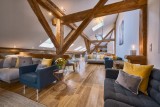 Morzine Location Chalet Luxe Merlinute Séjour