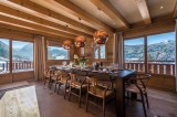 Morzine Location Chalet Luxe Milgalite Table A Manger