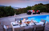 Porto-Vecchio Location Villa Luxe Qualzite Table