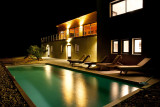 Sagone Location Villa Luxe Sassafre Piscine Nuit 