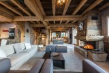 Saint Gervais Les Bain Location Chalet Luxe Gervis Séjour 2