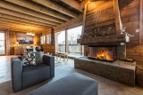 Saint Gervais Les Bains Location Chalet Luxe Greyvais Salon 4