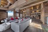 Saint Martin De Belleville Luxury Rental Chalet Ipalio Living Room