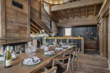 Saint Martin De Belleville Luxury Rental Chalet Ipaliu Dining Room