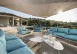 Saint Tropez Location Villa Luxe Carnotite Salon Jardin