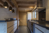Serre Chevalier Location Chalet Luxe Sapin Cuisine