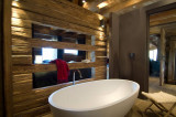 Serre Chevalier Location Chalet Luxe Sericite Baignoire 