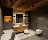 Val D'isère Location Appartement Dans Résidence Luxe Darnosol Salle De Bain