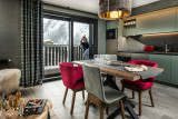 Val D'Isère Location Appartement Dans Résidence Luxe Finizi Cuisine