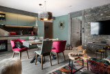 Val D'Isère Location Appartement Dans Résidence Luxe Fitaz Cuisine