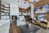Val d’Isère Luxury Rental Appartment Ucelite Living Area