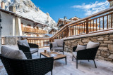 Val D'Isère Location Appartement Dans Résidence Luxe Valask Balcon