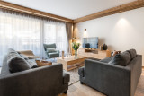 Val D'Isère Location Appartement Dans Résidence Luxe Valoge Salon 2